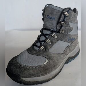 LL Bean Prima Loft Women’s Hiking/Snow Boots 
Size 8.5 Gray with Slate Blue